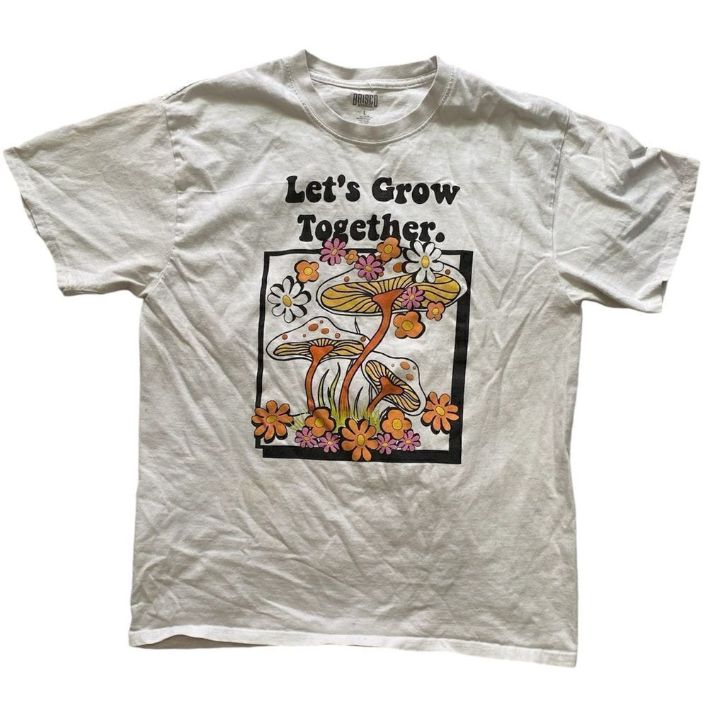Brisco Brands Let’s Grow Together Tee Size Large